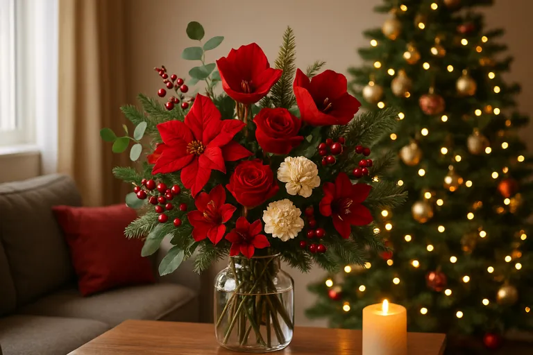De magie van kerstbloemen in je huis